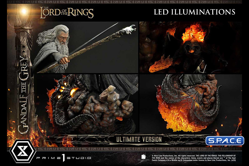 1/4 Scale Gandalf the Grey Ultimate Premium Masterline Statue (Lord of the Rings)