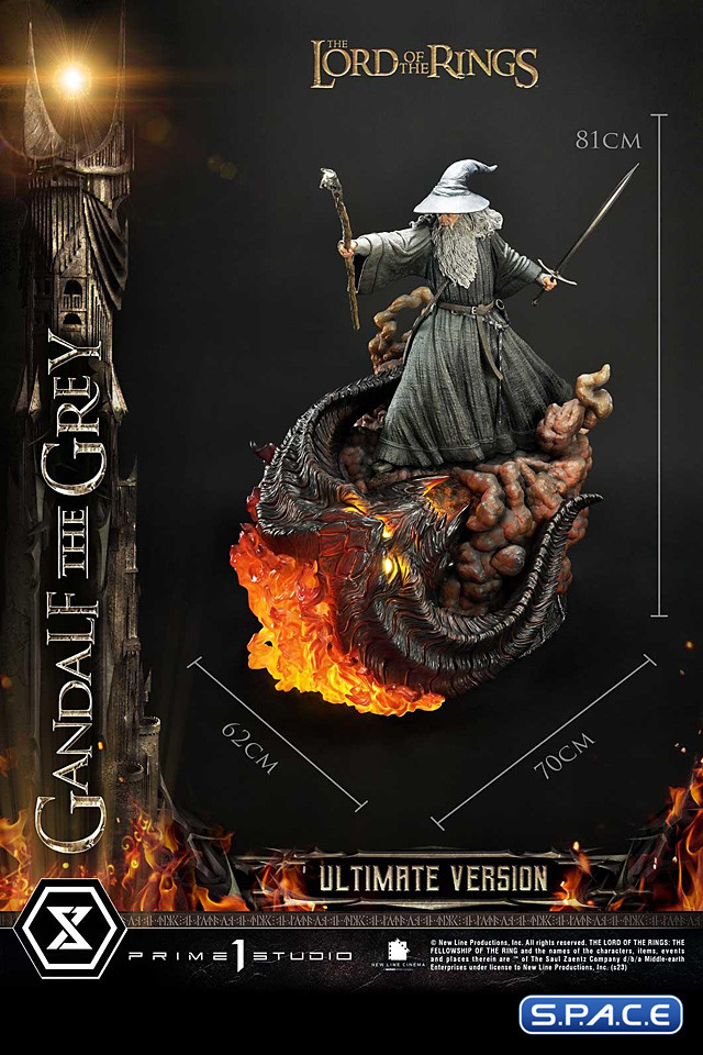 1/4 Scale Gandalf the Grey Ultimate Premium Masterline Statue (Lord of the Rings)