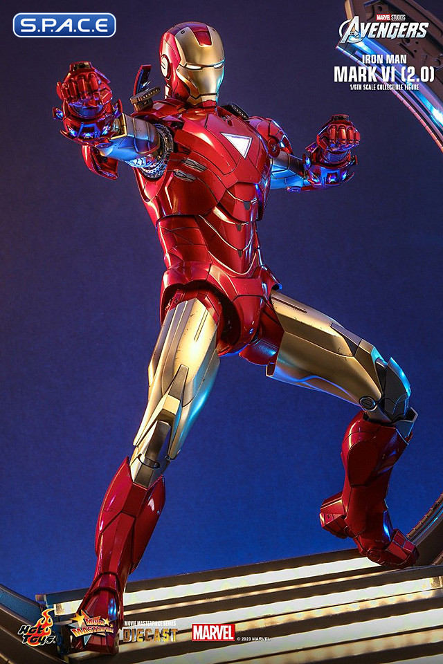 1/6 Scale Iron Man Mark VI 2.0 Movie Masterpiece MMS687D52 (The Avengers)
