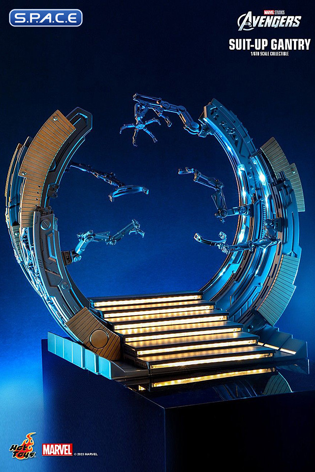 1/6 Scale Suit-Up Gantry Accessory Collectible Set ACS014 (The Avengers)