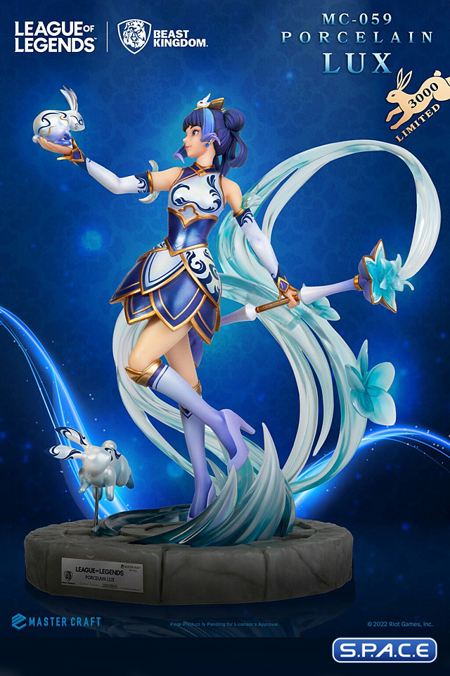 Porcelain Lux Master Craft Statue (League of Legends)