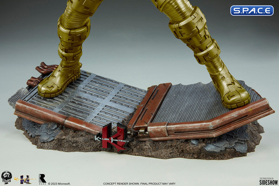 1/4 Scale Fulgore Statue - Gold Variant Version (Killer Instinct)