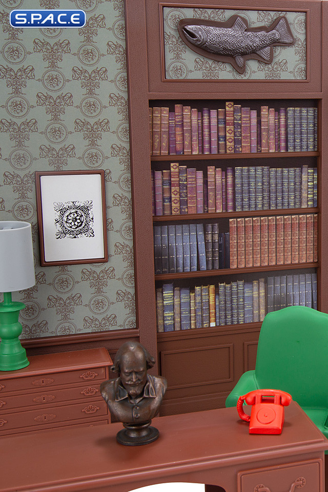 Wayne Manor Library from Batman Classic TV Series (DC Retro)