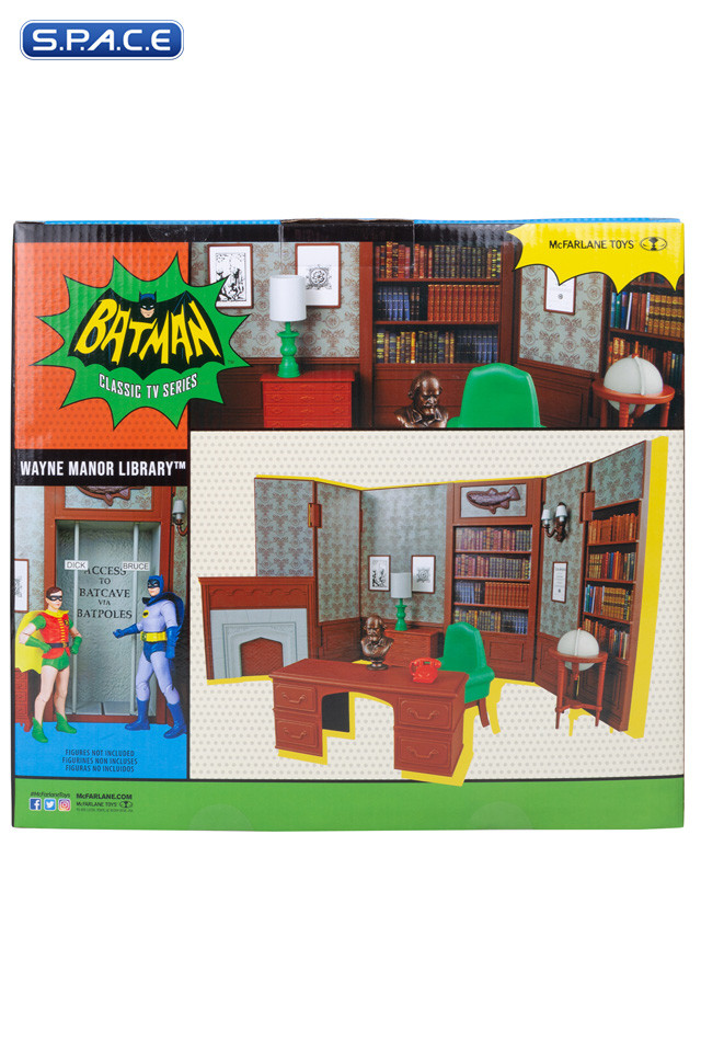 Wayne Manor Library from Batman Classic TV Series (DC Retro)