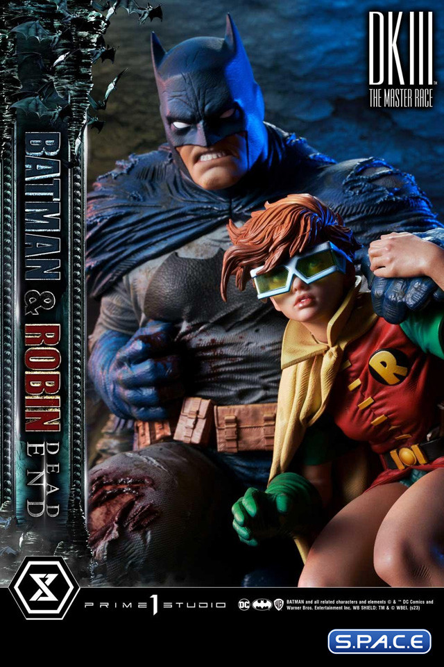 1/4 Scale Batman & Robin Dead End Ultimate Premium Masterline Statue - Ultimate Bonus Version (Batman: The Dark Knight 3: The Master Race)