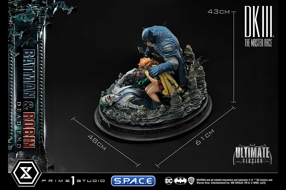 1/4 Scale Batman & Robin Dead End Ultimate Premium Masterline Statue - Ultimate Bonus Version (Batman: The Dark Knight 3: The Master Race)