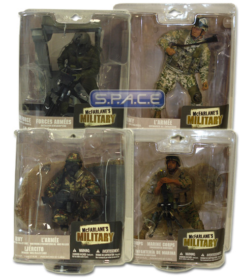 4er Komplettsatz: McFarlanes Military Series 6