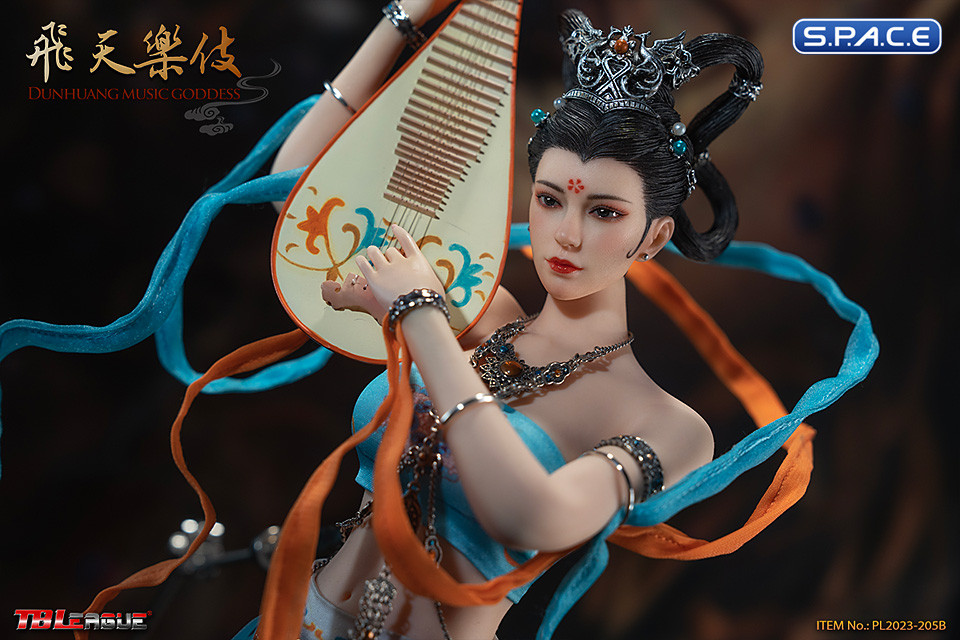 1/6 Scale Blue Dunhuang Music Goddess