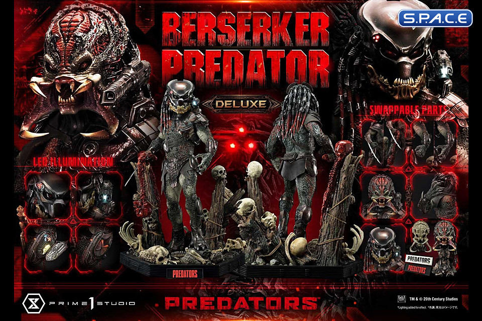 1/3 Scale Berserker Predator Deluxe Museum Masterline Statue - Bonus Version (Predators)