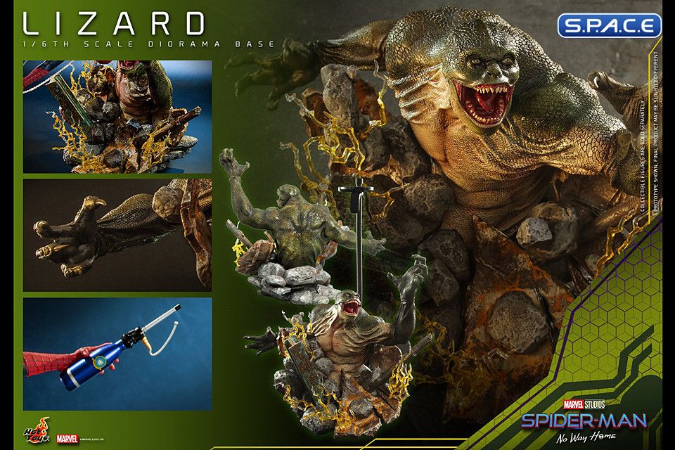1/6 Scale Lizard Diorama Base Accessories Collectible Set ACS013 (Spider-Man: No Way Home)
