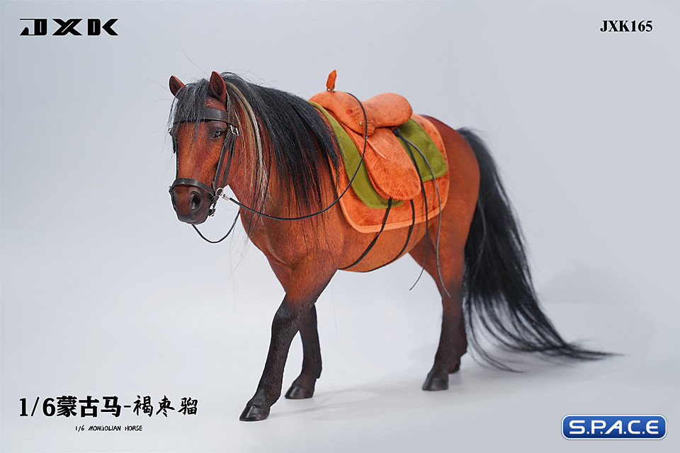 1/6 Scale Mongolian Horse (red)