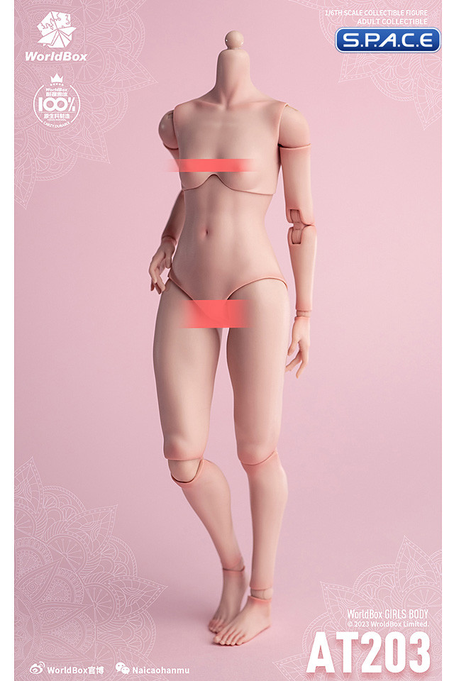 1/6 Scale Girls Body AT203 - pale Version