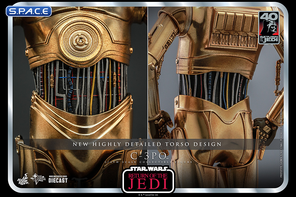 1/6 Scale C-3PO Movie Masterpiece MMS701D56 (Star Wars)
