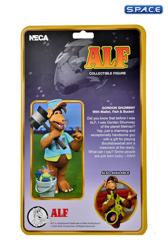 Toony Classics Gordon Shumway with Mallet, Fish & Bucket (Alf)