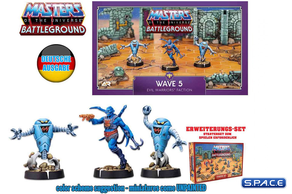Battleground Board Game Expansion Pack Wave 5 Evil Warrior - deutsche Version (Masters of the Universe)