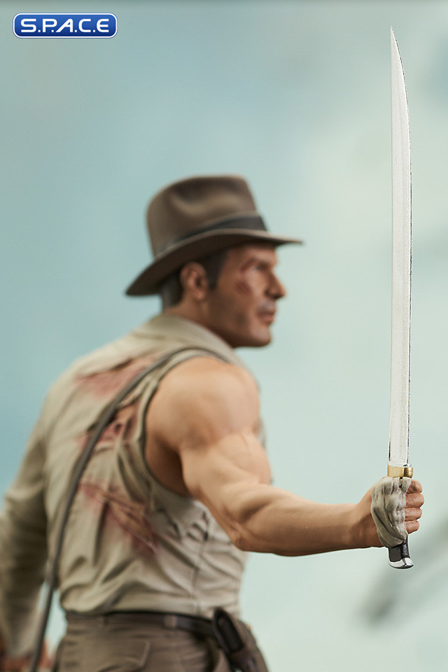 Indiana Jones Rope Bridge Standoff Deluxe Gallery PVC Diorama (Indiana Jones and the Temple of Doom)