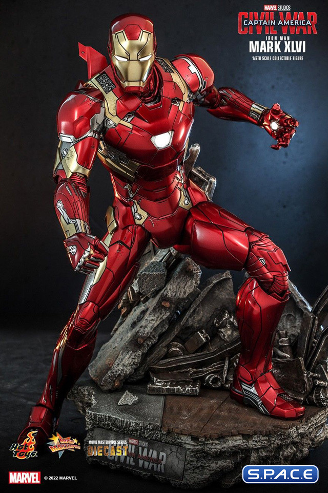 1/6 Scale Iron Man Mark XLVI Movie Masterpiece MMS608D42 (Captain America: Civil War)