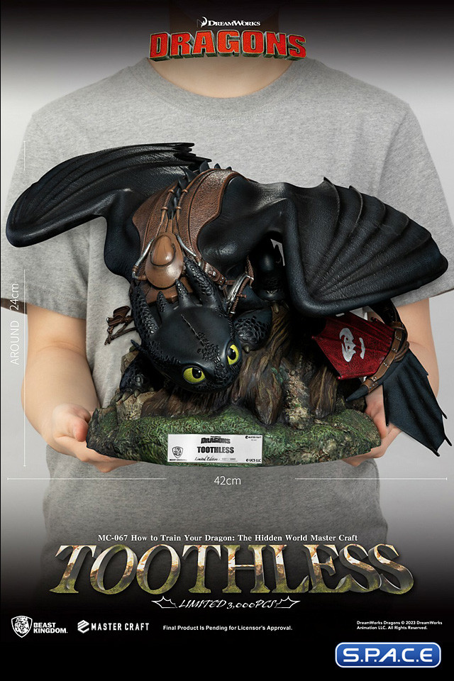 Toothless Master Craft Statue (How to Train Your Dragon)