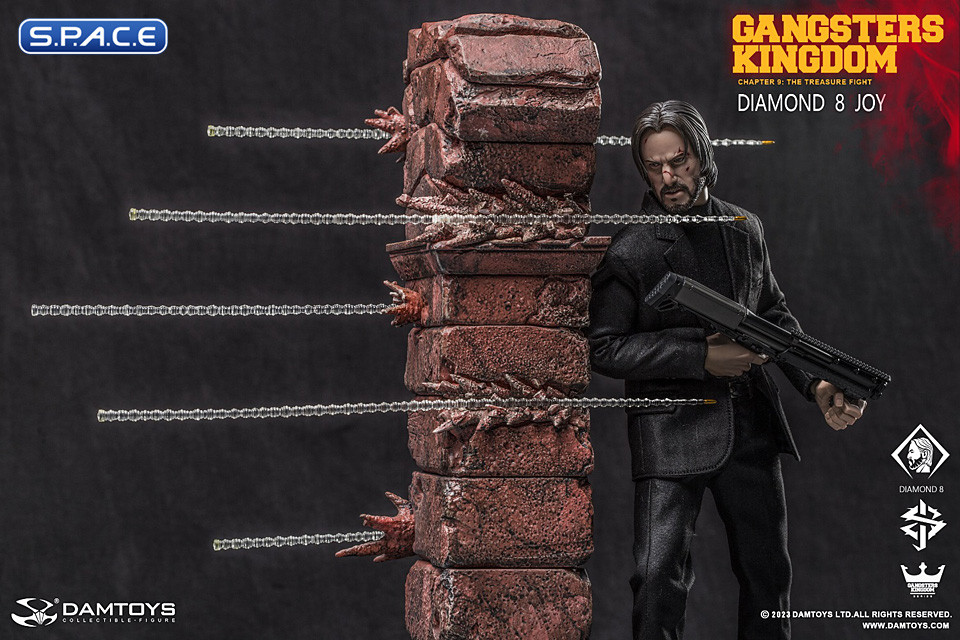 1/6 Scale Wall with Bullet Effects for Joy - Diamond 8 (Gangsters Kingdom)