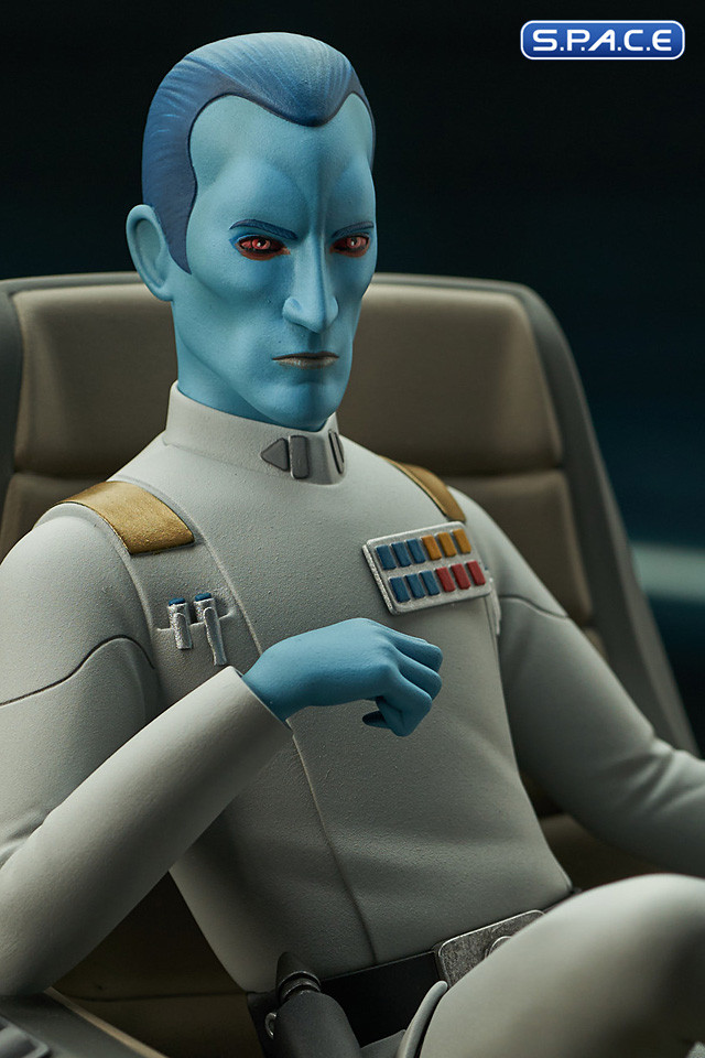 Grand Admiral Thrawn on Throne Premier Collection Statue (Star Wars Rebels)