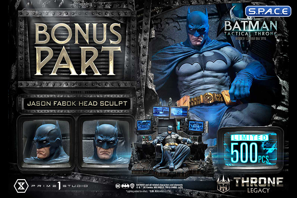 1/4 Scale Batman Ultimate Tactical Throne Throne Legacy Statue - Bonus Version (DC Comics)