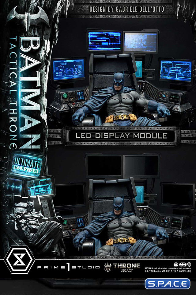 1/4 Scale Batman Ultimate Tactical Throne Throne Legacy Statue - Bonus Version (DC Comics)
