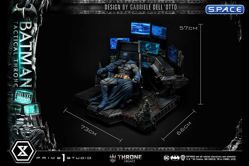 1/4 Scale Batman Deluxe Tactical Throne Throne Legacy Statue - Bonus Version (DC Comics)