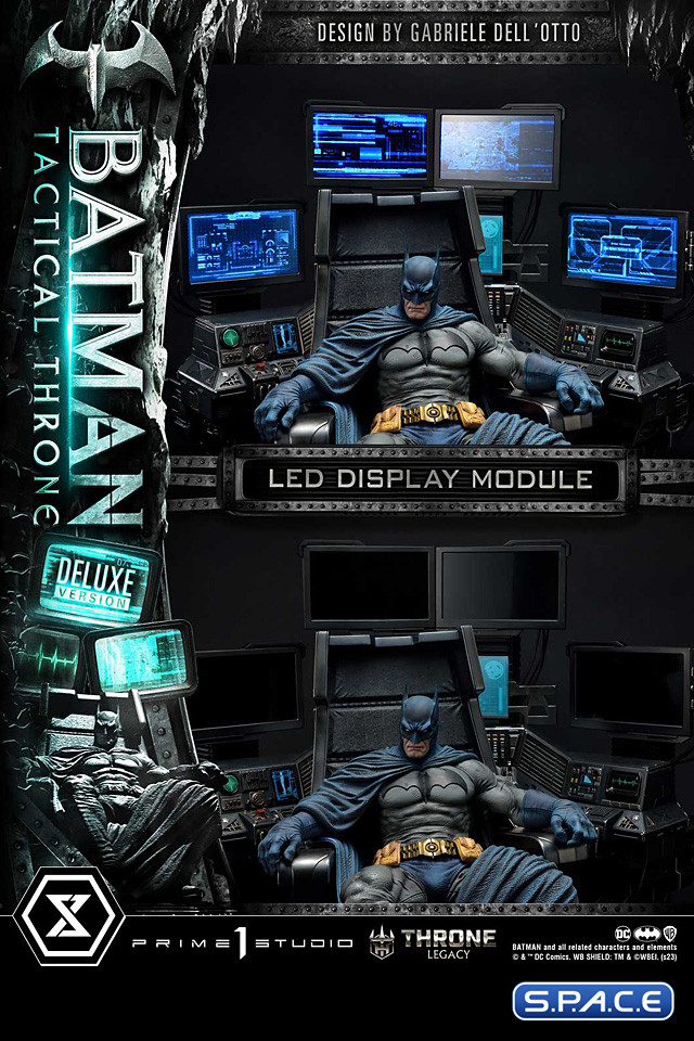 1/4 Scale Batman Deluxe Tactical Throne Throne Legacy Statue - Bonus Version (DC Comics)