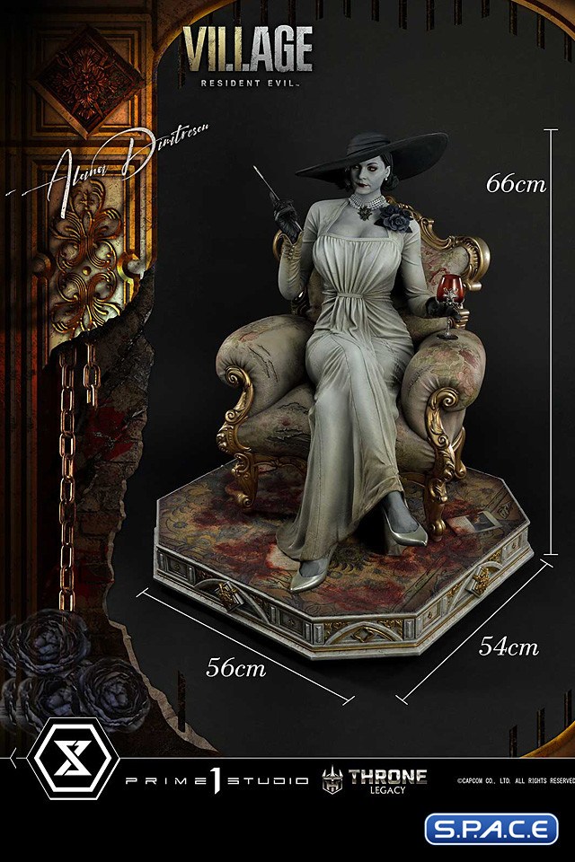 1/4 Scale Alcina Dimitrescu Throne Legacy Statue (Resident Evil Village)