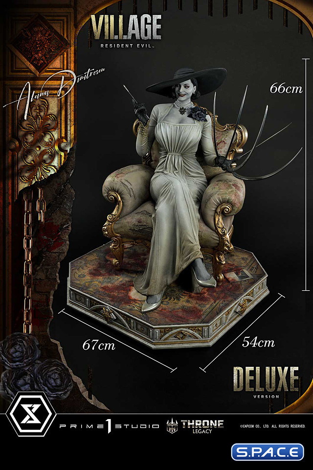 1/4 Scale Alcina Dimitrescu Deluxe Throne Legacy Statue - Bonus Version (Resident Evil Village)