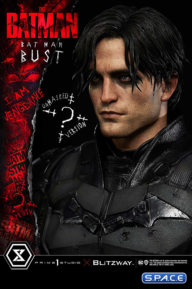 1/3 Scale Batman Premium Bust - Unmasked Version (The Batman)