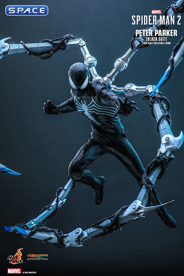 1/6 Scale Peter Parker Black Suit Videogame Masterpiece VGM56 (Marvels Spider-Man 2)