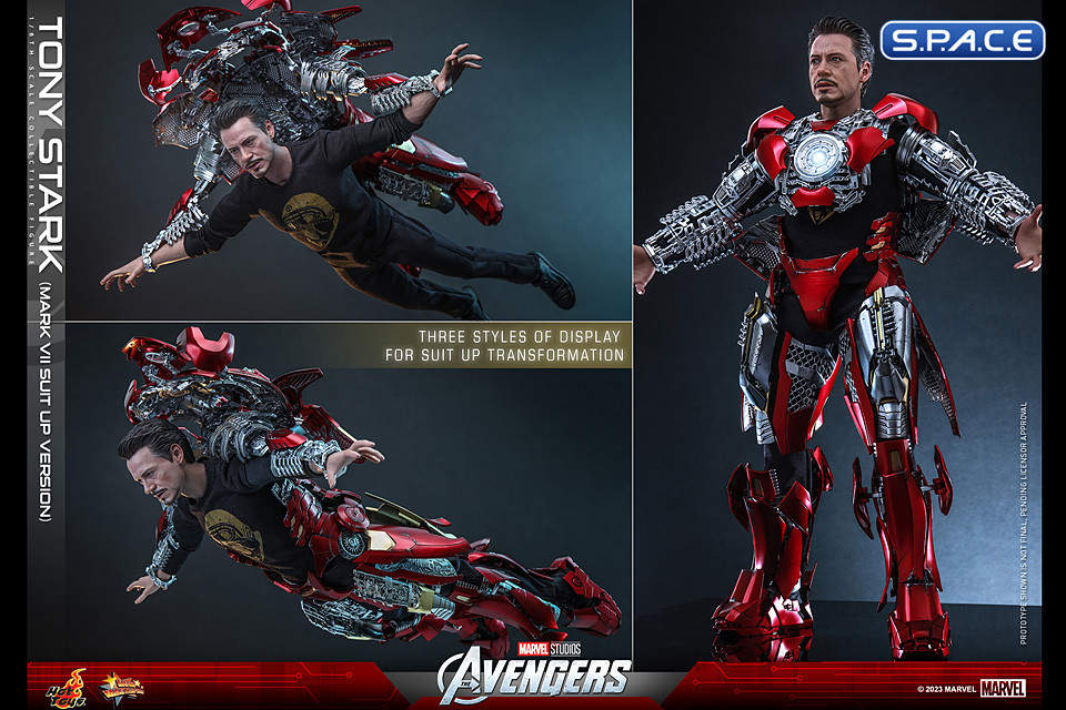 1/6 Scale Tony Stark Mark VII Suit Up Version Movie Masterpiece MMS718 (Avengers)