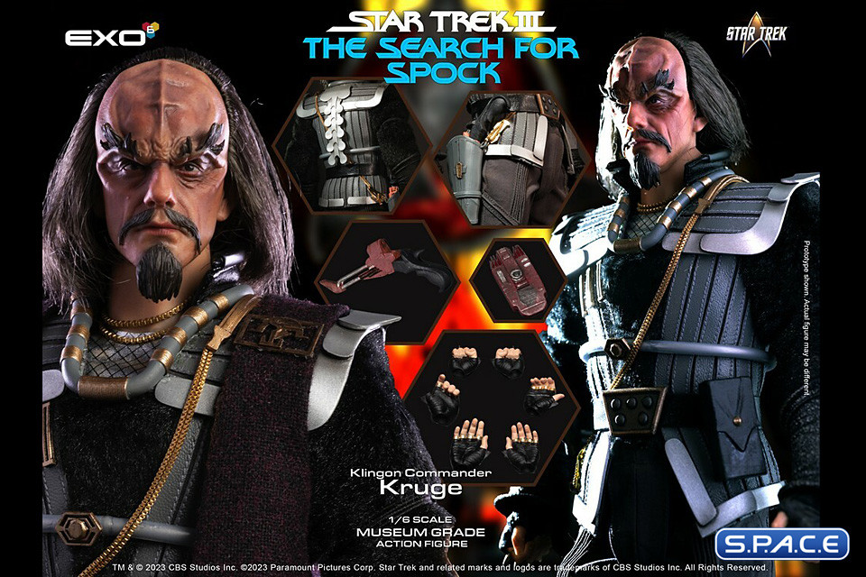 1/6 Scale Klingon Commander Kruge (Star Trek 3: The Search for Spock)