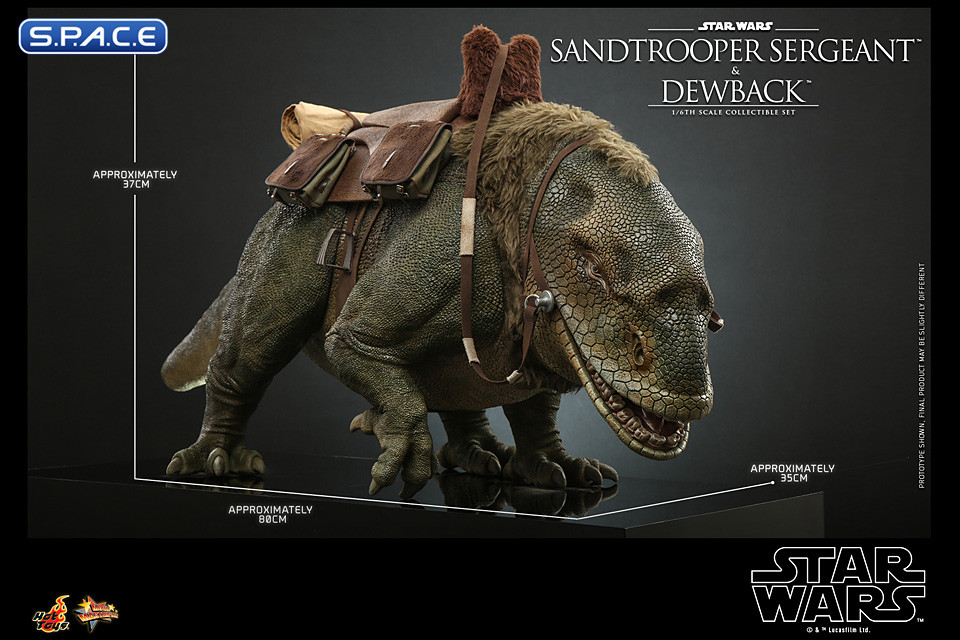 1/6 Scale Sandtrooper Sergeant & Dewback Movie Masterpiece Set MMS722 (Star Wars)