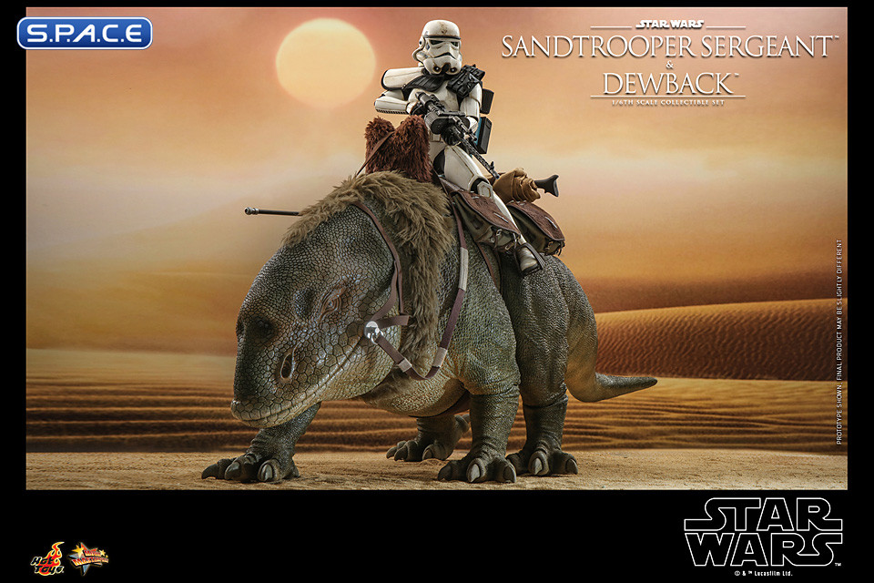 1/6 Scale Sandtrooper Sergeant & Dewback Movie Masterpiece Set MMS722 (Star Wars)