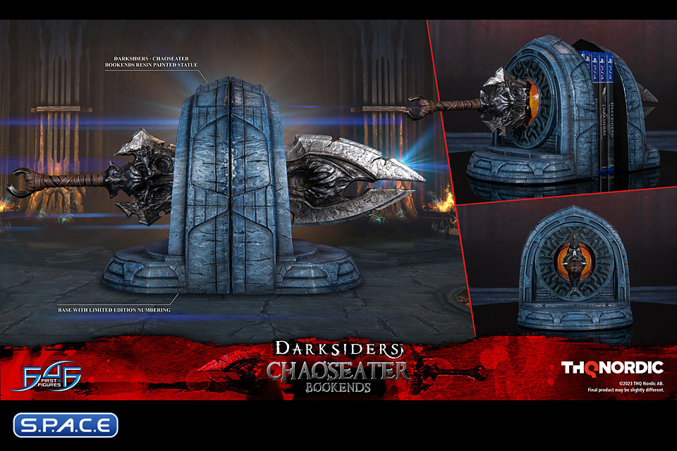 Chaoseater Bookends (Darksiders)