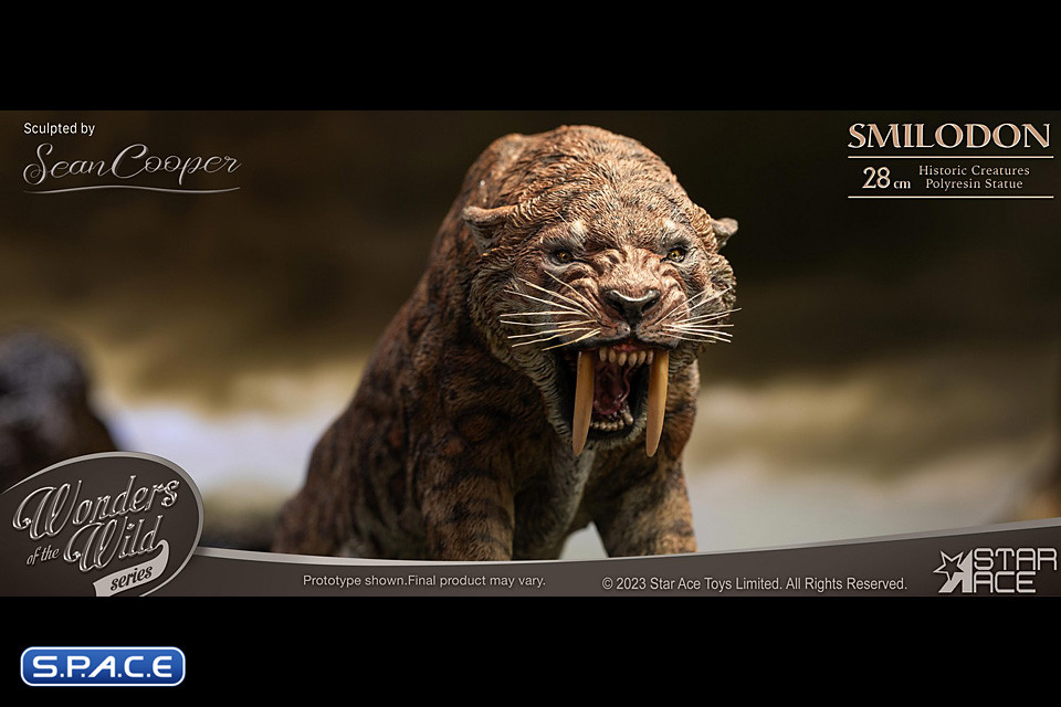 Smilodon Statue (Wonders of the Wild)