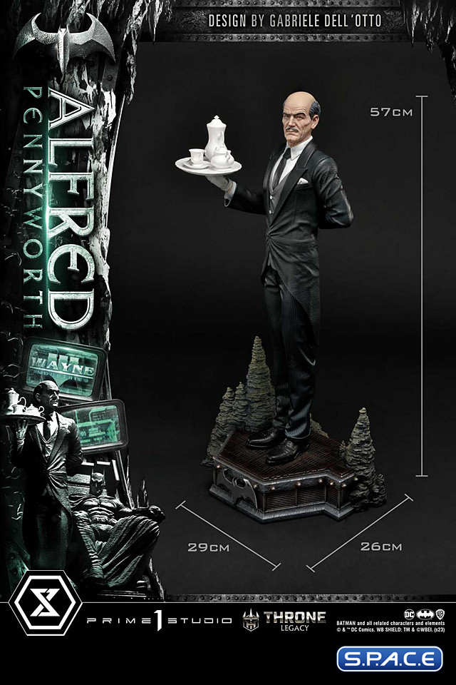 1/4 Scale Alfred Pennyworth Throne Legacy Statue (DC Comics)