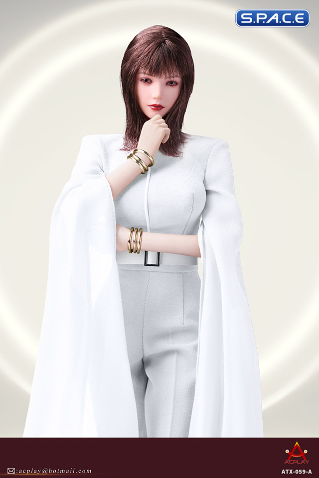 1/6 Scale Evening Gown Set (white)