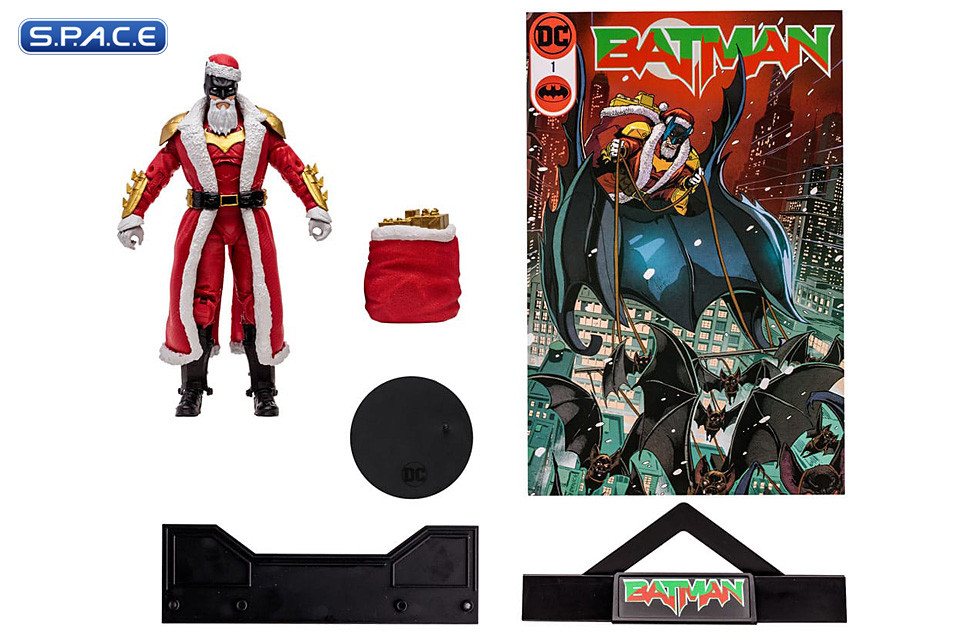 Batman Santa Gold Label Collection - Red Suit Variant (DC Multiverse)
