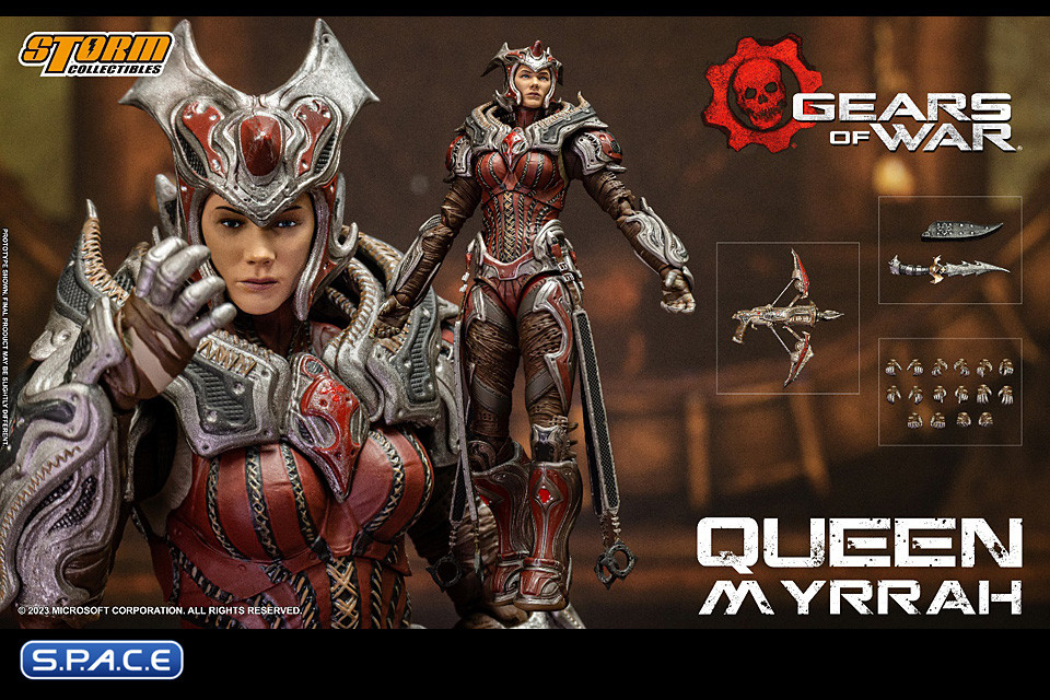 1/12 Scale Queen Myrrah (Gears of War)
