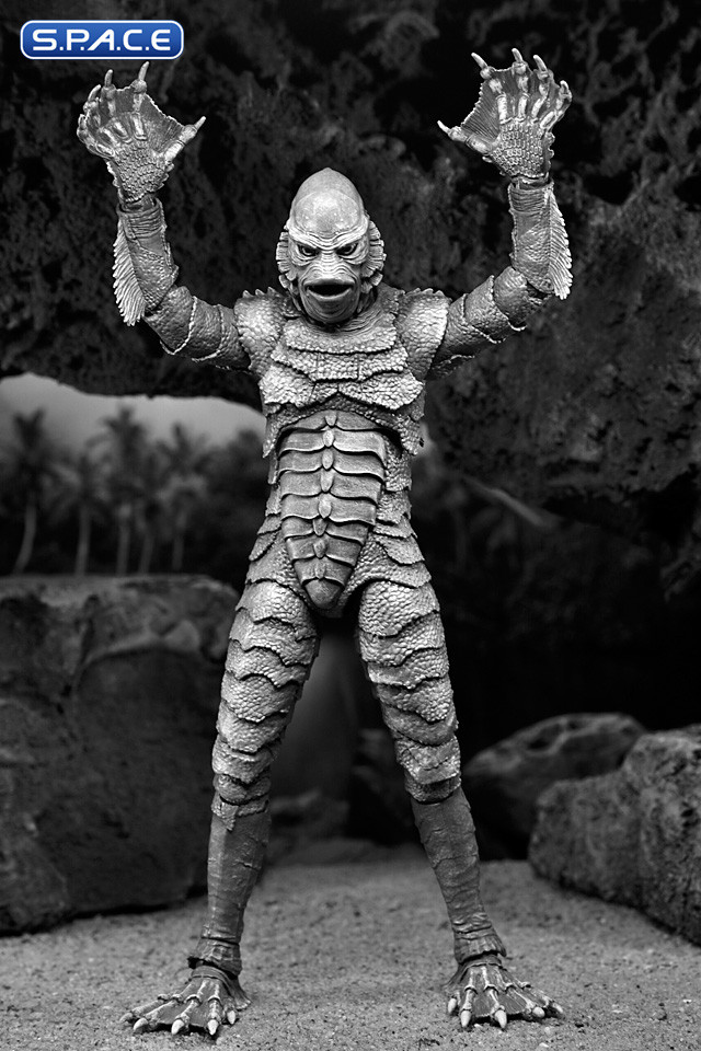 Ultimate Creature from the Black Lagoon - black & white Version (Universal Monsters)