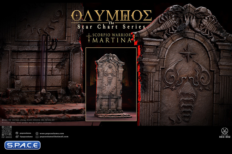 1/6 Scale Relief Base for Scorpion Warrior Martina (Olympus - The Star Chart Series)