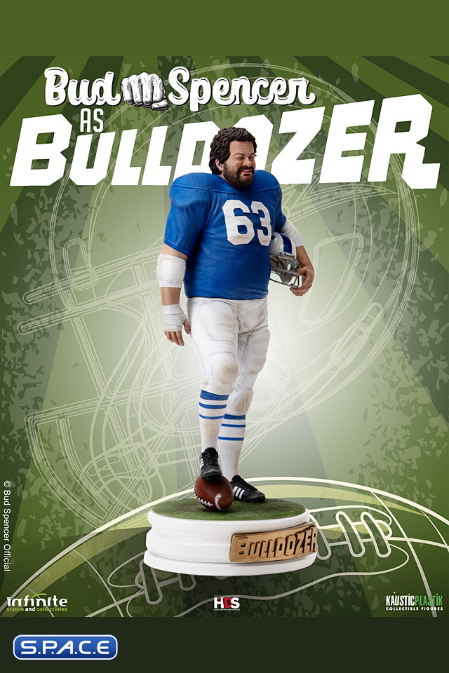 Bud Spencer as Bulldozer Old & Rare Statue (They Called Him Bulldozer)