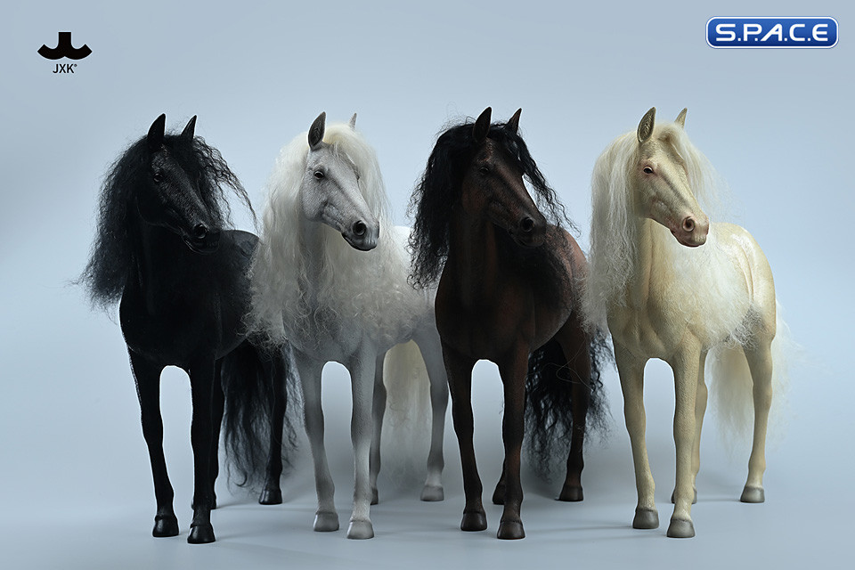 1/6 Scale Akhal Teke Horse (buckskin)