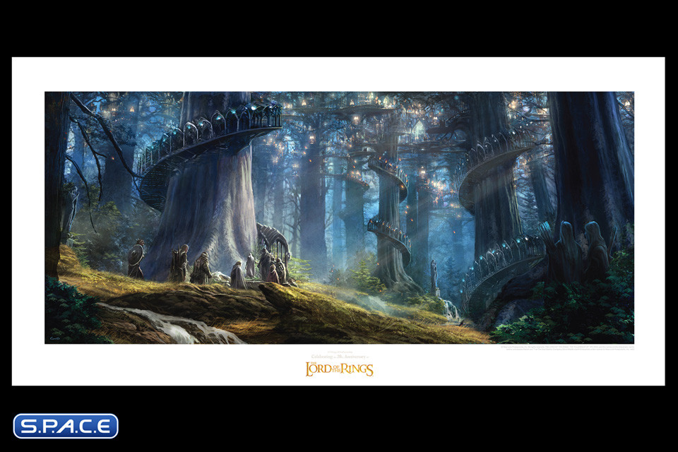 Lothlorien Art Print (Lord of the Rings)