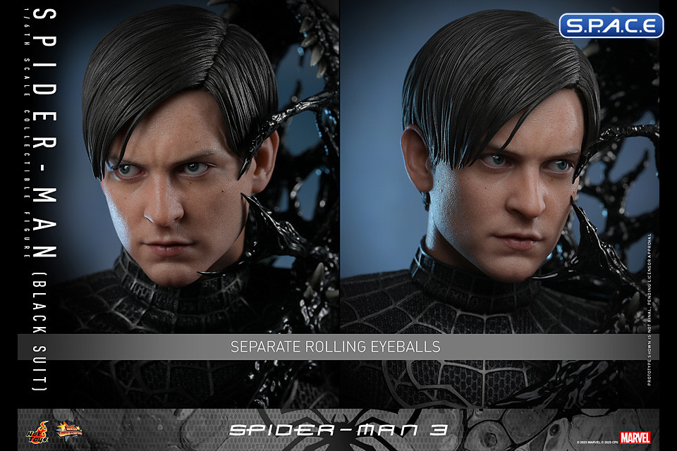 1/6 Scale Spider-Man Black Suit Movie Masterpiece MMS727 (Spider-Man 3)