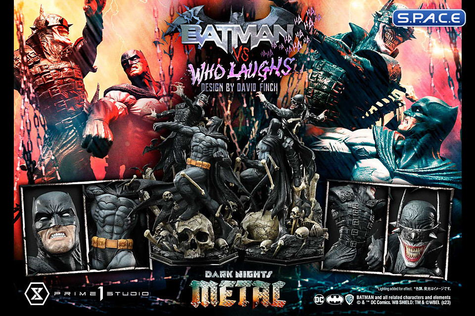 1/4 Scale Batman vs. Batman Who Laughs Ultimate Premium Masterline Statue (Dark Nights: Metal)
