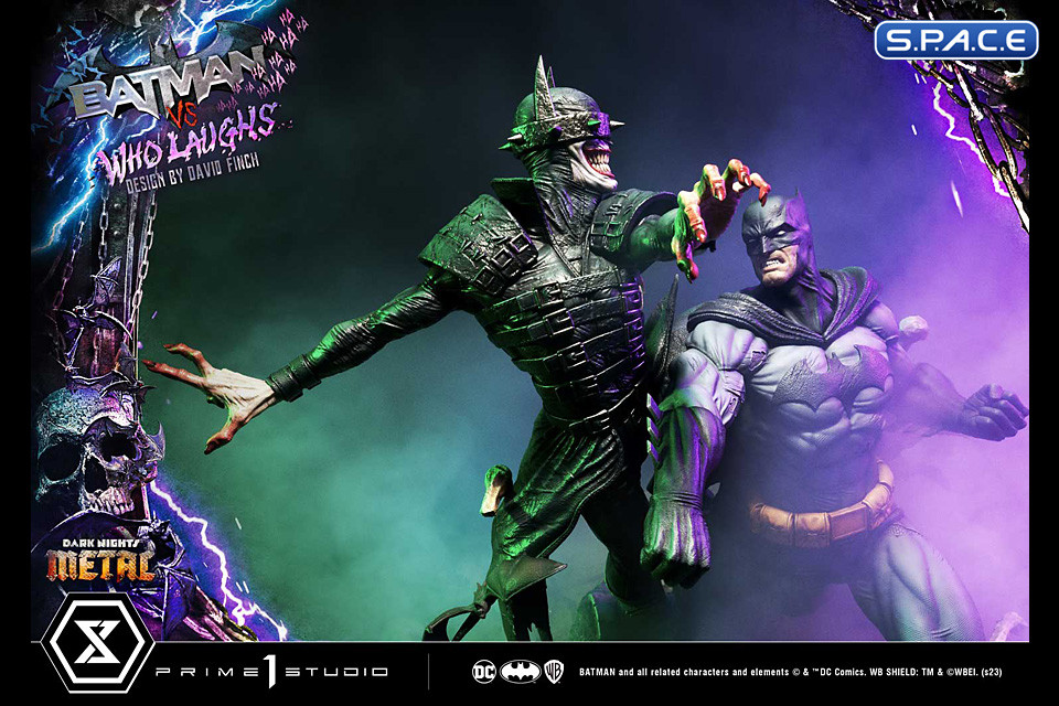 1/4 Scale Batman vs. Batman Who Laughs Ultimate Premium Masterline Statue (Dark Nights: Metal)
